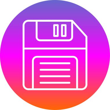 Yazıcı. Web simgesi basit illüstrasyon