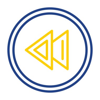 Simge vektör illüstrasyon tasarımını geri al