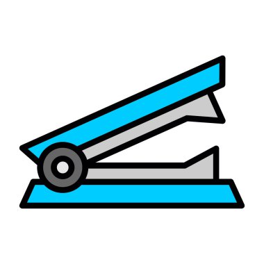 Stapler web simgesi, vektör illüstrasyonu 