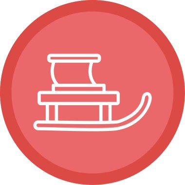 Buz pateni simge vektör çizim