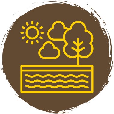 Bulut. Web simgesi basit illüstrasyon