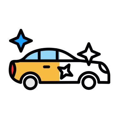 taksi vagonu vektör düz renk simgesi