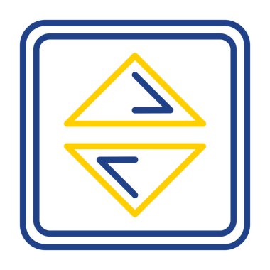 ok ana hatlar biçiminde simgeye bırakıldı