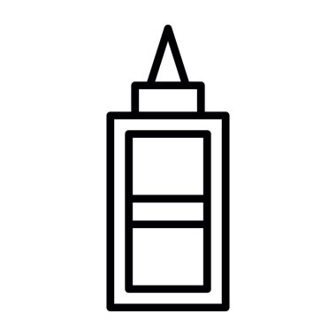 Boya fırça simgesini, anahat stili