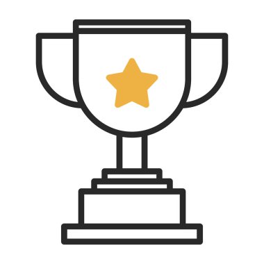 kupa vektör illüstrasyonu, simge ögesi arkaplanı                       