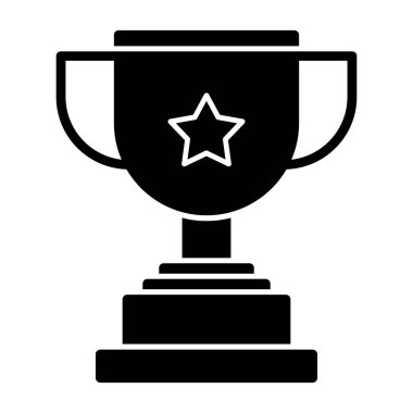 kupa vektör illüstrasyonu, simge ögesi arkaplanı                       