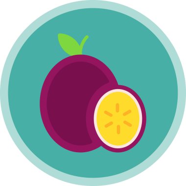 vektör modern meyve illüstrasyonu