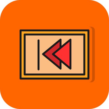 Geri dön, oku geri götür, sol vektör simgesi. Geriye, önceki düğme 