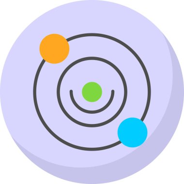 Gezegen simge vektör çizim