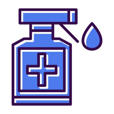 Şişe. Web simgesi basit illüstrasyon