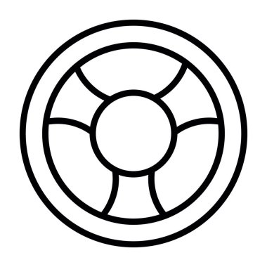 Direksiyon ikonu. vektör illüstrasyonu                  