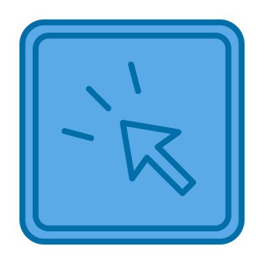 Seo İmleç simgesinin vektör illüstrasyonu