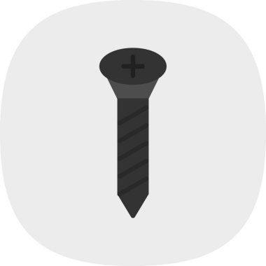 vector illustration of screw tool icon 
