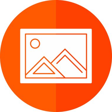 resim simgesi, vektör illüstrasyonu basit tasarım