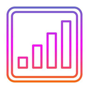Çizelge. Web simgesi basit illüstrasyon