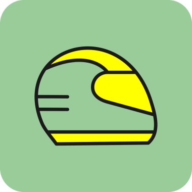 Kask simge yarış, illüstrasyon vektör 