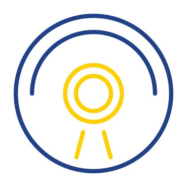 CD mi? Web simgesi basit illüstrasyon