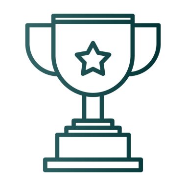 kupa vektör illüstrasyonu, simge ögesi arkaplanı                       