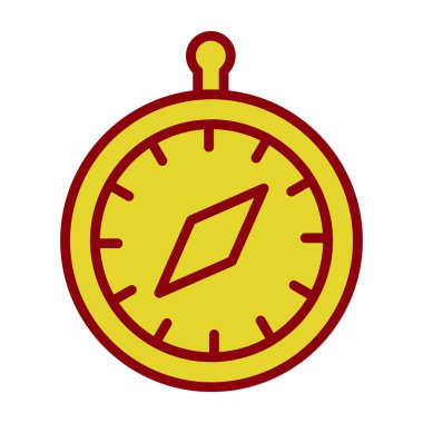 vector illustration of Compass modern icon            