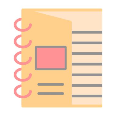 yaratıcı Not Defteri vektör illüstrasyonu