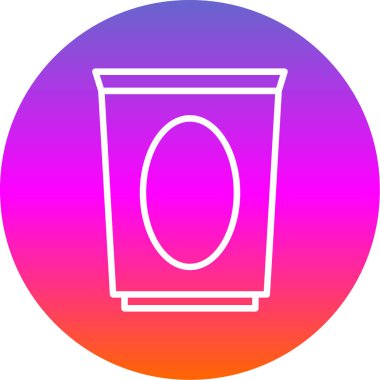 Dustbin web  icon. vector illustration.