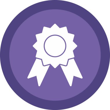 Madalya Web simgesi basit illüstrasyon 