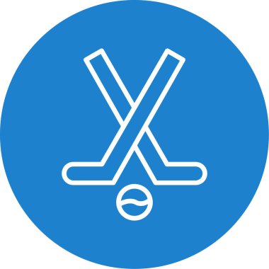 Modern Hokey simgesinin vektör çizimi                          