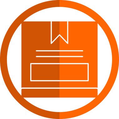 kutu simgesi, vektör illüstrasyonu basit tasarım