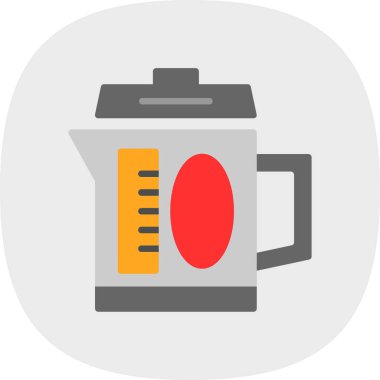 Düz renkli vektör simgesi iç