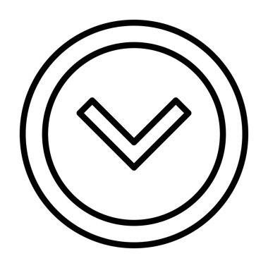 işaret simgesini işaretle, vektör illüstrasyonu 