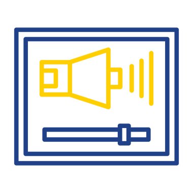 hoparlör vektör illüstrasyonu