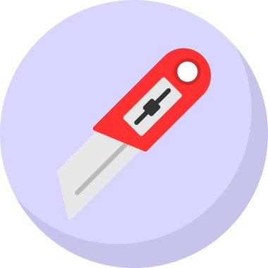 Cutter ağ simgesi vektör illüstrasyonu