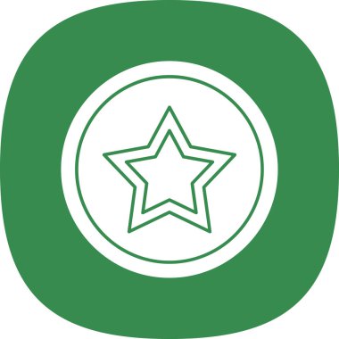 yıldız simgesi vektör illüstrasyonu 