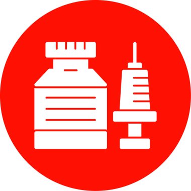 Tıbbi Şişe. Web simgesi