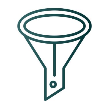 modada izole edilmiş arkaplanda huni simgesi 