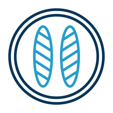 Bir simgenin vektör illüstrasyonu