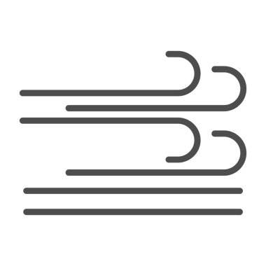 Rüzgar simgesinin vektör illüstrasyonu