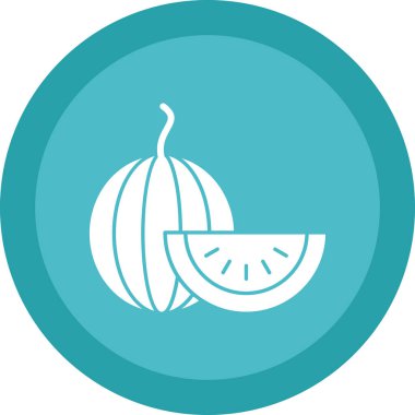 Karpuz simgesi basit illüstrasyon