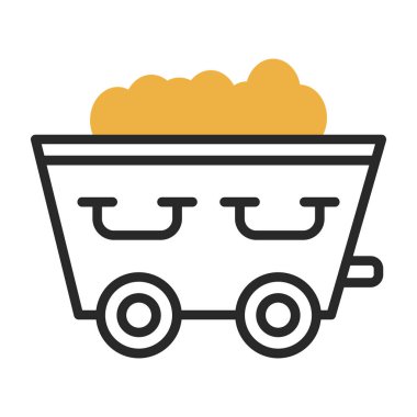 Tramvay Simgesi vektör çizimi