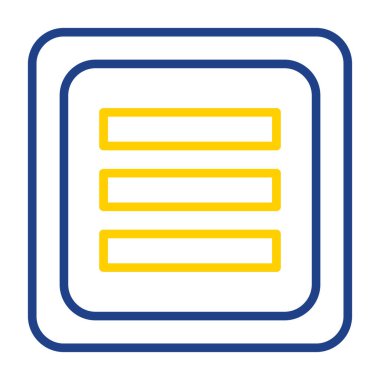 restoran menü simgesi, vektör illüstrasyonu basit tasarım