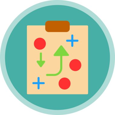 işletme panosu simgesi, düz tasarım