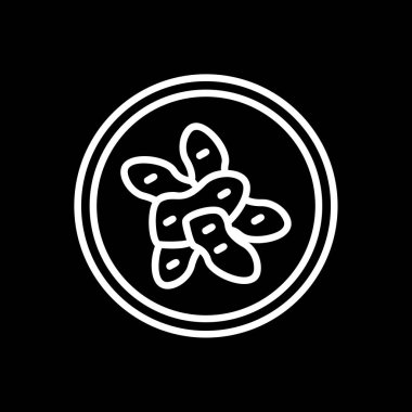 çiçek simgesi, basit vektör illüstrasyon sembolü