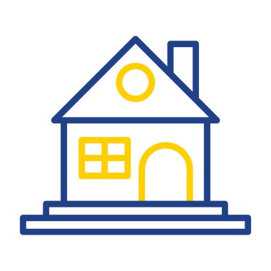 ev simgesi modern basit illüstrasyon