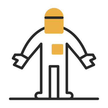 Kış şapkası ikonu olan adam