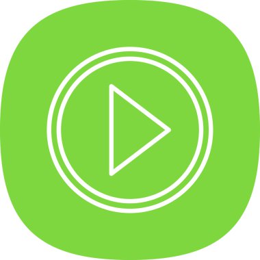 Düz oyun. Web simgesi basit illüstrasyon