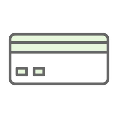Kredi kartı simgesi, vektör illüstrasyon tasarımı 