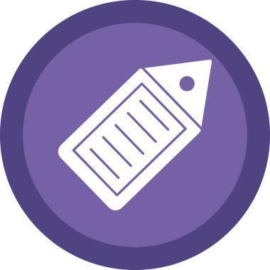 Kalem. Web simgesi basit illüstrasyon