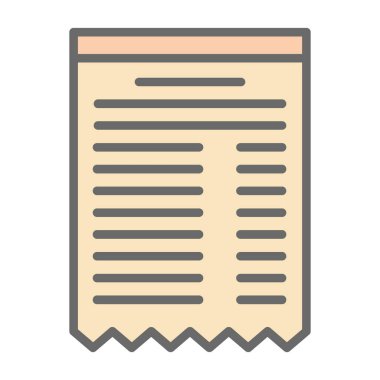 Belge. Web simgesi basit illüstrasyon