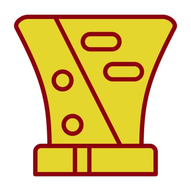 Peynir ve ekmek simgesi, vektör illüstrasyonu