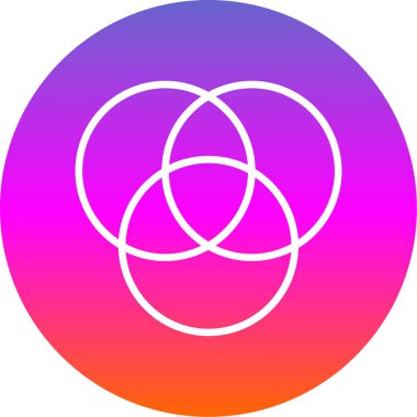 Modern bir simgenin vektör illüstrasyonu